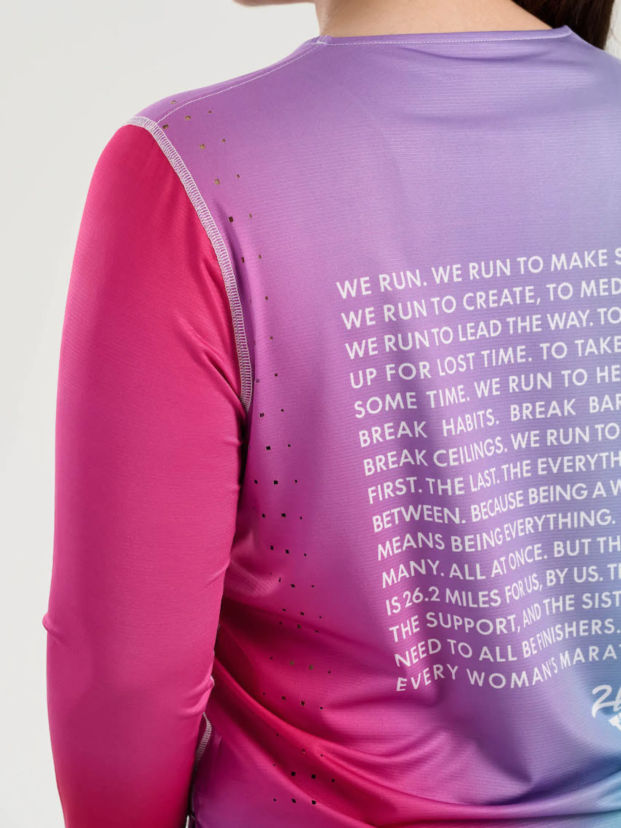 Race Pace Tee LS | Every Woman's Marathon